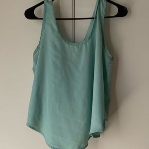 Mint green tank blouse